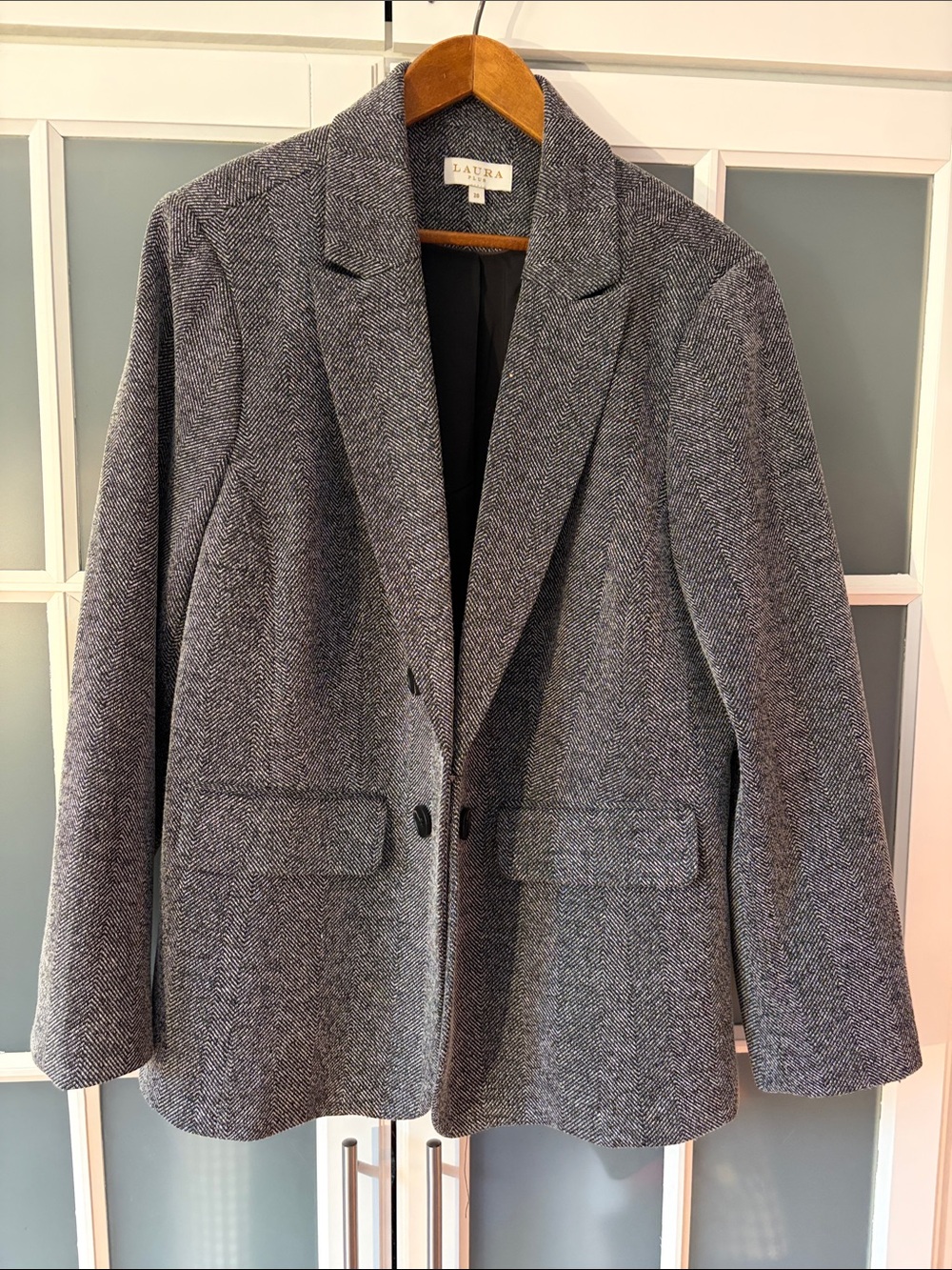 Laura Plus Size 20 Grey Tweed Jacket